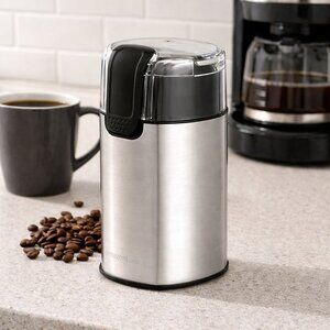 Electric Coffee Grinder Stainless Steel for Beans Spices Herbs Nuts